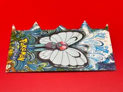 2000 Topps Pokemon TV Animation Series 2 #12 Butterfree Die Cut Card EV3 of 12 - Image 3