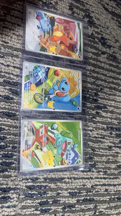 Pokemon First Partner Illustration Trading Cards Spanish Lot Kanto region - Image 1