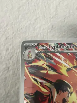 Pokemon TCG Destined Rivals Ethan's Typhlosion Card 190/182 Art Rare - Image 2