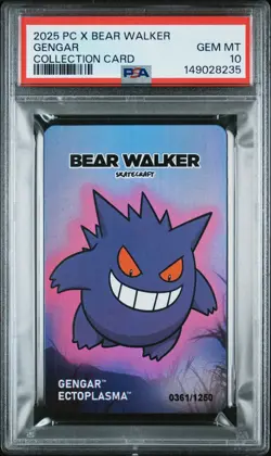 PSA 10 Gengar Center X Bear Walker Collection Cards Pokemon 2025 - Image 1