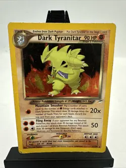 #2 Dark Tyranitar 11/105 Neo Destiny 2000 Holo Rare WOTC Pokemon Card TCG HP - Image 1