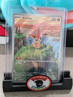 Pokemon Card 2025 VICTINI Black Star Promo Holo 208 Black Bolt NM - Image 1