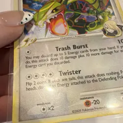Pokemon TCG Rayquaza C Holo Rare SP 8/147 Supreme Victors 2009 English - Image 3