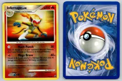 Infernape 22/100 Reverse Holo Rare Majestic Dawn Pokemon Lightly Played - Image 3