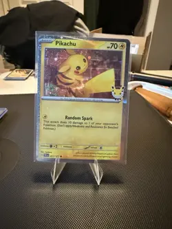 Pokemon Pikachu 30th Anniversary 051/162 Holo - Image 1