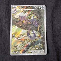 Pokemon TCG White Flare Liepard 137/086 Illustration Rare, Fresh English Edition - Image 1