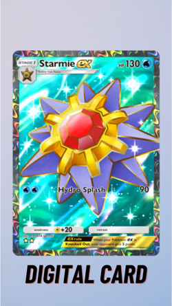 Starmie Ex Full Art Genetic Apex Pokemon TCG Pocket Trade 2 Star ⭐⭐ (English) - Image 1