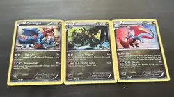 Pokemon Dragon Vault Salamence 8/20 Haxorus 16/20 Druddigon 17/20 Holo Rares - Image 2