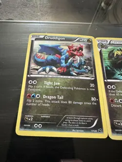 Pokemon Dragon Vault Salamence 8/20 Haxorus 16/20 Druddigon 17/20 Holo Rares - Image 3