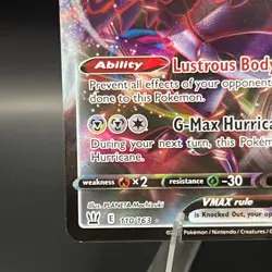 Pokemon TCG - Corviknight VMAX - Sword & Shield - Battle Styles 110/163 Full Art - Image 5