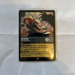 Disney Lorcana Wilds Unknown LEGENDARY Merida Formidable Archer 191/204 - Image 1