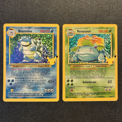 Pokemon Cards - Blastoise 2/102 & Venusaur 15/102, Celebrations 25th - English - Image 1