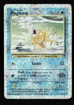Pokemon Card - Magikarp-52/110 Reverse Holo - Legendary Collection-ENG-Poor - Image 1