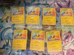 7x Pokemon TCG Ash’s Pikachu SEALED SM108 Non Holo Black Star Promo Card 2017 - Image 1