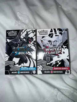 Pokemon TCG Black Bolt & White Flare Booster Bundle Sealed (One Of Each) - Image 1
