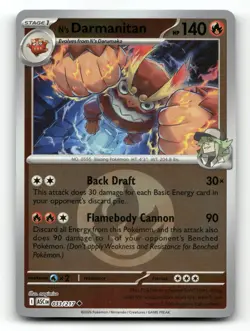 N's Darmanitan (Energy Symbol) 033/217 - ME: Ascended Heroes - Pokemon Card NM/M - Image 1