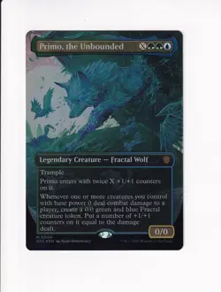 MAGIC COMMANDER: SECRETS OF STRIXHAVEN BORDERLESS FOIL PRIMO, THE UNBOUNDED - Image 1