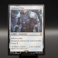 Darksteel Plate 342 Rare Commander: FINAL FANTASY Magic: The Gathering Near Mint - Image 1