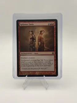 Wizards of the Coast Splinter Twin Enchantment Aura Red EN 2010 - Image 1