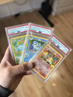 Charizard Blastoise Venusaur 25th Anniversary PSA – Pokemon Celebrations Trio - Image 1