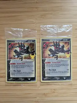 Pokemon Sealed Greninja Gold Star x 2 SWSH144 Celebrations Promo - Image 1