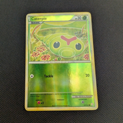 Pokemon TCG Caterpie 57/123 Heartgold & Soulsilver Reverse Holo - Image 1
