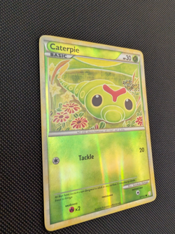 Pokemon TCG Caterpie 57/123 Heartgold & Soulsilver Reverse Holo - Image 2