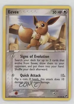 Eevee Pokemon EX Sandstorm #63 2003 - Image 1