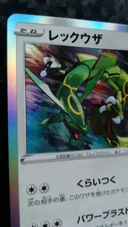 Rayquaza Poke Park Pokemon Card Nintendo Game Japanese Rare 003/S-P Promo Horo - Image 2