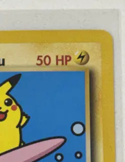 Pokemon TCG Surfing Pikachu Black Star Promo Card 28 WOTC LP - Image 4