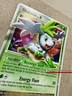 Shaymin LV. X DP39 - LP/DMG - Black Star Promo Diamond & Pearl 🏝 Pokemon 2009 - Image 4