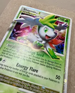 Shaymin LV. X DP39 - LP/DMG - Black Star Promo Diamond & Pearl 🏝 Pokemon 2009 - Image 5