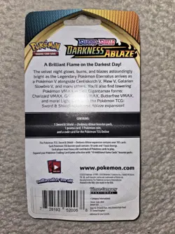 Pokemon Sword & Shield Darkness Ablaze Brand New Blister Pack Pikachu Promo TCG - Image 2