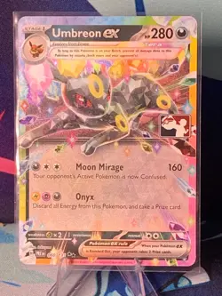 POKEMON TCG - UMBREON EX - 060/131 - PRIZE PACK SERIES 7 - PLAY! STAMPED - Image 1