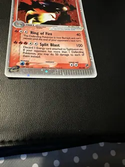 Pokemon Typhlosion Ex- 99/100 - ENG- Sandstorm- EX Tempesta Di Sabbia- Holo - Image 2