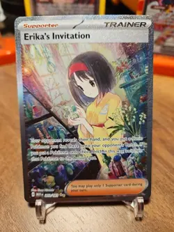 Erika's Invitation 203/165 Sv: Scarlet & Violet 151 Holo SAR Trainer Pokemon - Image 1