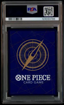 2025 One Piece OP11 S. Chinese 3rd Anniversary Gold #119 Monkey D. Luffy PSA 10 - Image 2