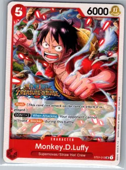 Monkey.D.Luffy (Tournament Pack Vol. 5) ST01-012 English One Piece Promo NM - Image 1