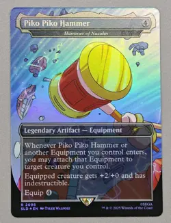 MTG Piko Piko Hammer / Hammer of Nazahn #2098 Foil Rare Secret Lair Drop Sonic - Image 1