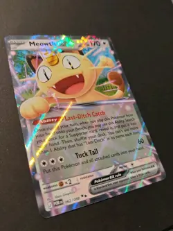 Meowth ex 062/088 Me03: Perfect Order Holo Pokemon - Image 3