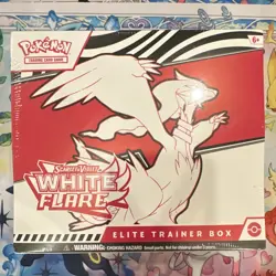 Pokemon TCG Scarlet & Violet White Flare Elite Trainer Box Reshiram Keldeo 2025 - Image 1
