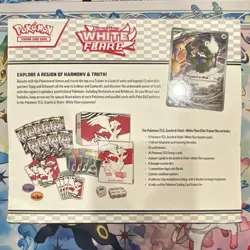 Pokemon TCG Scarlet & Violet White Flare Elite Trainer Box Reshiram Keldeo 2025 - Image 2