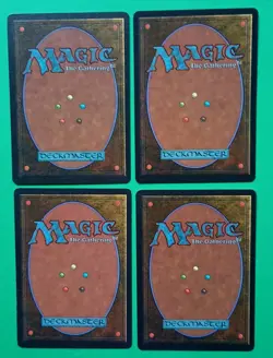 Magic the Gathering Unlimited INVISIBILITY X 4 LP/EX C Vintage 1993 PLAYSET! - Image 2