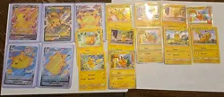 Pikachu Mixed Lot- Pokemon TCG - Assorted Card Lot Full Art Foil - Image 1