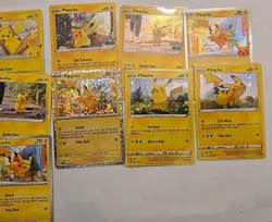 Pikachu Mixed Lot- Pokemon TCG - Assorted Card Lot Full Art Foil - Image 4