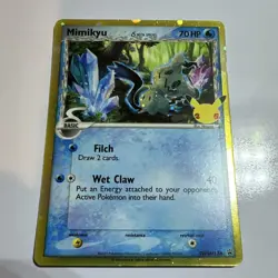 Pokemon TCG Mimikyu SWSH136 25th Anniversary Celebrations Promo Card NM - Image 1