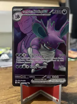 Pokemon TCG Team Rockets Nidoking EX 216/182 Ultra Rare Destined Rivals - NM - Image 1