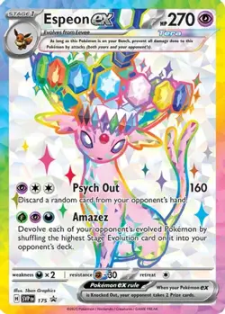 Espeon ex SVP 175 Scarlet & Violet Promo Pokemon NM - Image 1