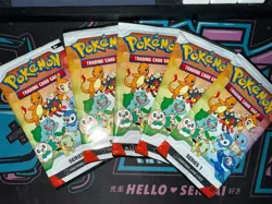 Pokemon First Partner Illustration Collection Series 1| Packs Only! Lot Of 5 - Image 1