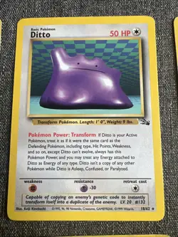Lot Of 8 Pokemon Fossil Cards 1999 Wizards Number 17/18/19/22/24/26/32/44 - Image 3
